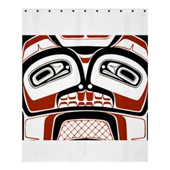 Traditional Northwest Coast Native Art Shower Curtain 60  X 72  (medium)  by Sapixe