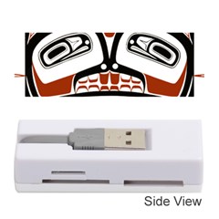 Traditional Northwest Coast Native Art Memory Card Reader (stick)  by Sapixe