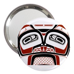 Traditional Northwest Coast Native Art 3  Handbag Mirrors by Sapixe