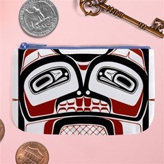 Traditional Northwest Coast Native Art Large Coin Purse by Sapixe