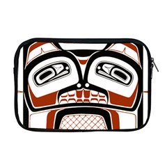 Traditional Northwest Coast Native Art Apple Macbook Pro 17  Zipper Case by Sapixe