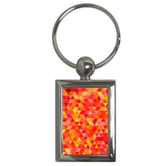 Triangle Tile Mosaic Pattern Key Chains (rectangle) 