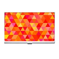 Triangle Tile Mosaic Pattern Business Card Holders by Sapixe