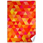 Triangle Tile Mosaic Pattern Canvas 12  x 18   11.88 x17.36  Canvas - 1