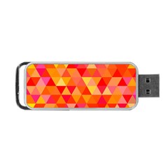 Triangle Tile Mosaic Pattern Portable Usb Flash (two Sides) by Sapixe