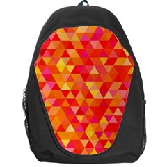 Triangle Tile Mosaic Pattern Backpack Bag by Sapixe