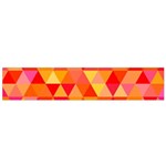 Triangle Tile Mosaic Pattern Small Flano Scarf Front