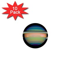 True Color Variety Of The Planet Saturn 1  Mini Buttons (10 Pack) 