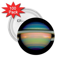 True Color Variety Of The Planet Saturn 2 25  Buttons (100 Pack)  by Sapixe