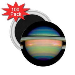 True Color Variety Of The Planet Saturn 2 25  Magnets (100 Pack)  by Sapixe