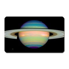 True Color Variety Of The Planet Saturn Magnet (rectangular) by Sapixe