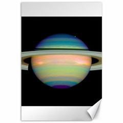 True Color Variety Of The Planet Saturn Canvas 12  X 18   by Sapixe