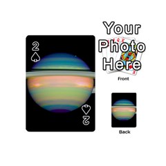 True Color Variety Of The Planet Saturn Playing Cards 54 (mini)  by Sapixe