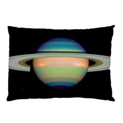 True Color Variety Of The Planet Saturn Pillow Case (two Sides) by Sapixe