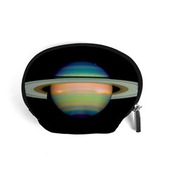 True Color Variety Of The Planet Saturn Accessory Pouches (small)  by Sapixe