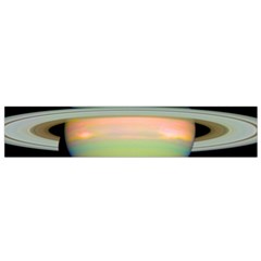 True Color Variety Of The Planet Saturn Small Flano Scarf by Sapixe