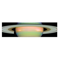 True Color Variety Of The Planet Saturn Satin Scarf (oblong) by Sapixe