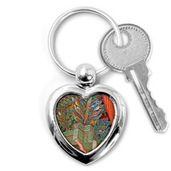 Traditional Korean Painted Paterns Key Chains (heart)  by Sapixe