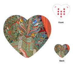 Traditional Korean Painted Paterns Playing Cards (heart) 