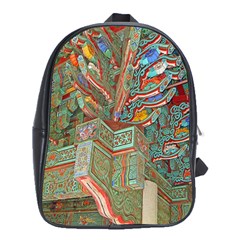 Traditional Korean Painted Paterns School Bag (xl) by Sapixe