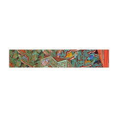 Traditional Korean Painted Paterns Flano Scarf (mini) by Sapixe