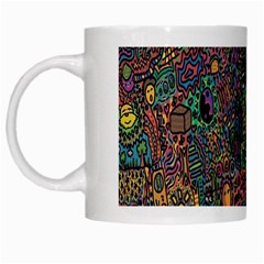 Trees Internet Multicolor Psychedelic Reddit Detailed Colors White Mugs by Sapixe