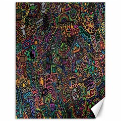 Trees Internet Multicolor Psychedelic Reddit Detailed Colors Canvas 12  X 16   by Sapixe