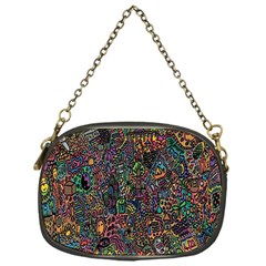 Trees Internet Multicolor Psychedelic Reddit Detailed Colors Chain Purses (one Side)  by Sapixe