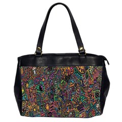 Trees Internet Multicolor Psychedelic Reddit Detailed Colors Office Handbags (2 Sides)  by Sapixe