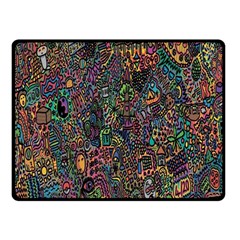 Trees Internet Multicolor Psychedelic Reddit Detailed Colors Fleece Blanket (small) by Sapixe