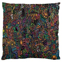 Trees Internet Multicolor Psychedelic Reddit Detailed Colors Standard Flano Cushion Case (two Sides) by Sapixe