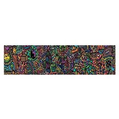 Trees Internet Multicolor Psychedelic Reddit Detailed Colors Satin Scarf (oblong) by Sapixe