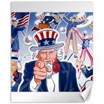 United States Of America Celebration Of Independence Day Uncle Sam Canvas 11  x 14   10.95 x13.48  Canvas - 1