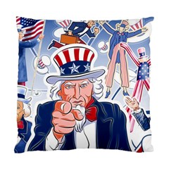 United States Of America Celebration Of Independence Day Uncle Sam Standard Cushion Case (one Side) by Sapixe