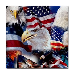 United States Of America Images Independence Day Tile Coasters by Sapixe