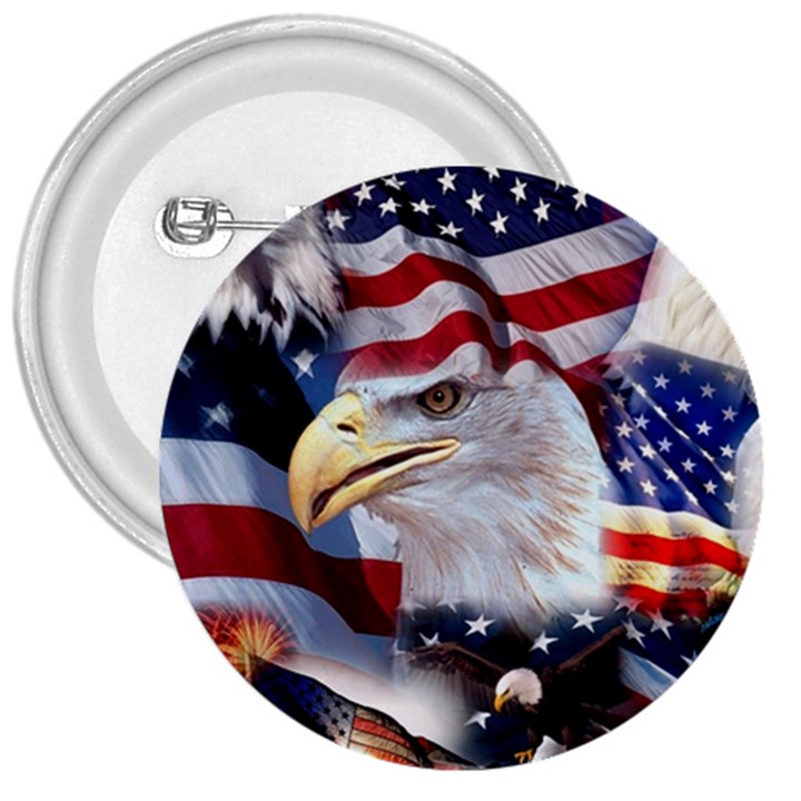 United States Of America Images Independence Day 3  Buttons