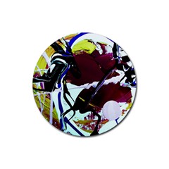 Immediate Attraction 9 Rubber Round Coaster (4 Pack)  by bestdesignintheworld