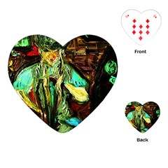 Girl In The Bar Playing Cards (heart) 