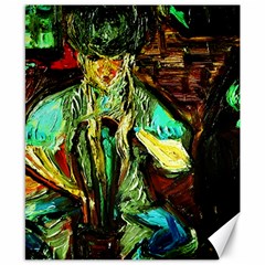 Girl In The Bar Canvas 8  X 10  by bestdesignintheworld