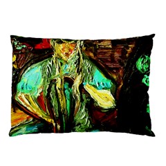 Girl In The Bar Pillow Case by bestdesignintheworld