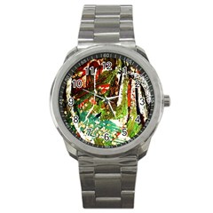 April   Birds Of Paradise Sport Metal Watch by bestdesignintheworld