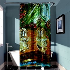 Royal Marine With Stone Lions Shower Curtain 36  X 72  (stall)  by bestdesignintheworld