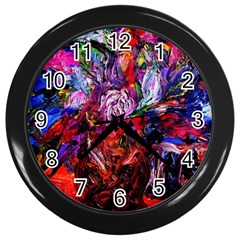 gift from africa and rhino Wall Clocks (Black)