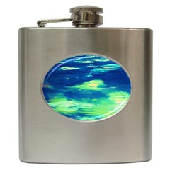 Sky Is The Limit Hip Flask (6 Oz) by bestdesignintheworld