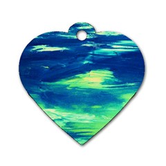 Sky Is The Limit Dog Tag Heart (two Sides) by bestdesignintheworld