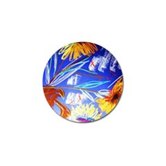 ceramic jur and sunlowers Golf Ball Marker