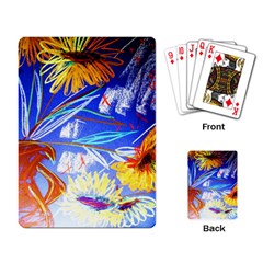 ceramic jur and sunlowers Playing Card