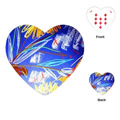 Ceramic Jur And Sunlowers Playing Cards (heart)  by bestdesignintheworld