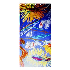 Ceramic Jur And Sunlowers Shower Curtain 36  X 72  (stall)  by bestdesignintheworld