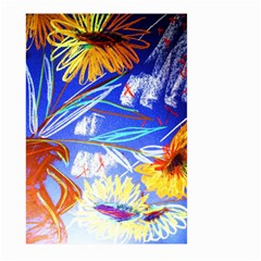 Ceramic Jur And Sunlowers Large Garden Flag (two Sides) by bestdesignintheworld